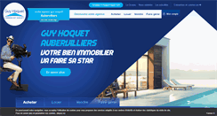 Desktop Screenshot of guyhoquet-immobilier-aubervilliers.com